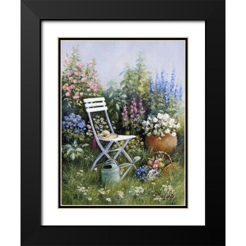 Unforgettable Black Modern Wood Framed Art Print with Double Matting by Motz, Peter