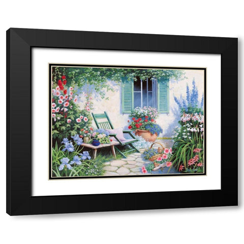 A beautiful spot Black Modern Wood Framed Art Print with Double Matting by Motz, Peter