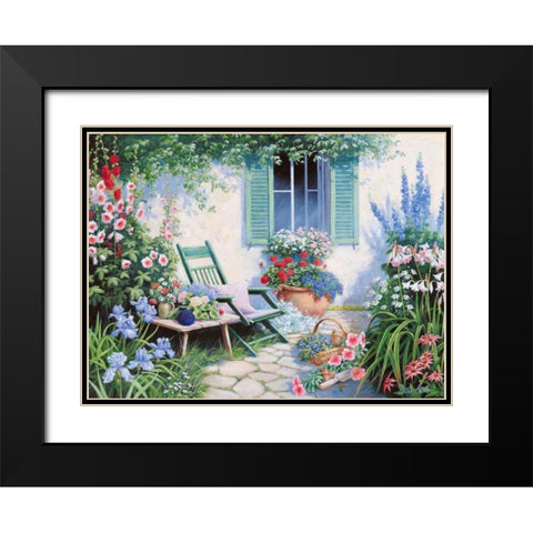 A beautiful spot Black Modern Wood Framed Art Print with Double Matting by Motz, Peter