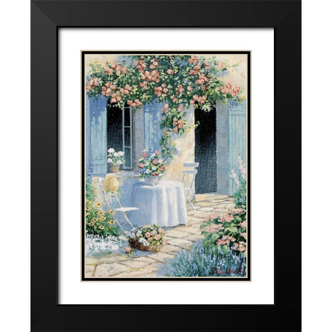 Favourite place Black Modern Wood Framed Art Print with Double Matting by Motz, Peter