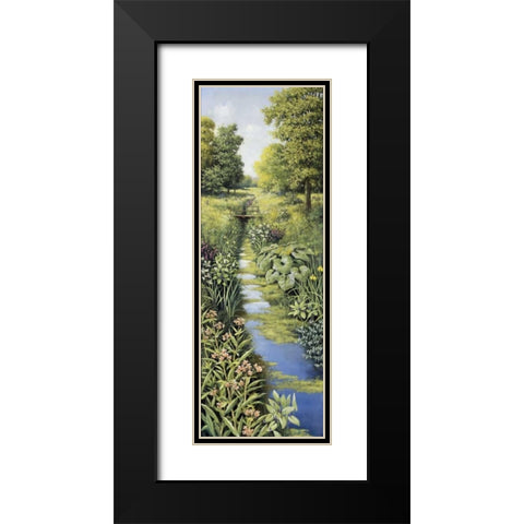 The way of water Black Modern Wood Framed Art Print with Double Matting by Motz, Peter