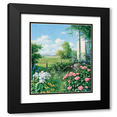 A view to infinity Black Modern Wood Framed Art Print with Double Matting by Motz, Peter