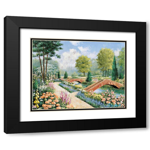 Moment to cherish Black Modern Wood Framed Art Print with Double Matting by Motz, Peter