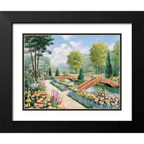 Moment to cherish Black Modern Wood Framed Art Print with Double Matting by Motz, Peter