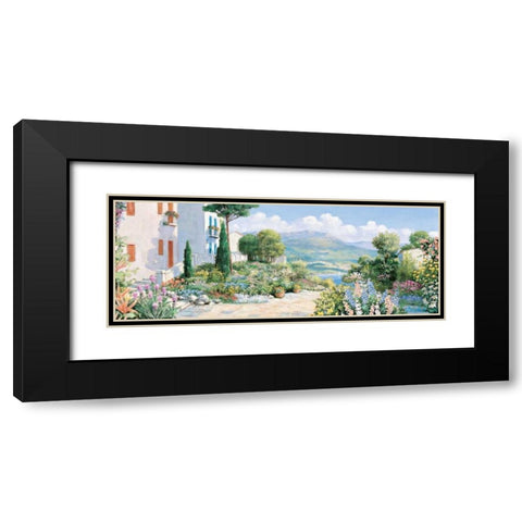 Favourite view Black Modern Wood Framed Art Print with Double Matting by Motz, Peter