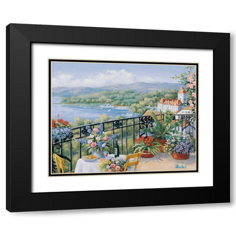 Unforgettable prospect Black Modern Wood Framed Art Print with Double Matting by Motz, Peter