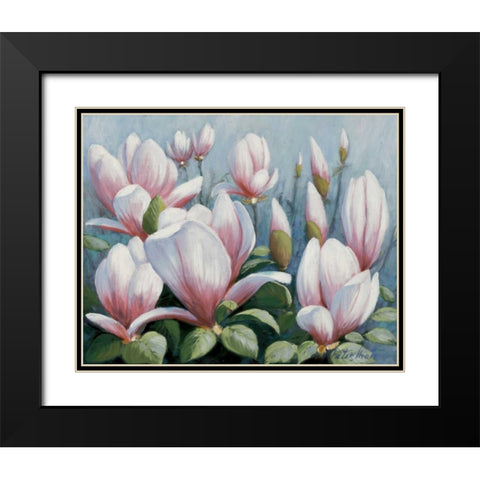 Beauty of silence Black Modern Wood Framed Art Print with Double Matting by Motz, Peter