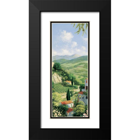 Tuscany Black Modern Wood Framed Art Print with Double Matting by Motz, Peter