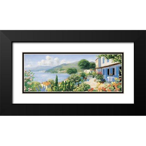 Swiss Black Modern Wood Framed Art Print with Double Matting by Motz, Peter