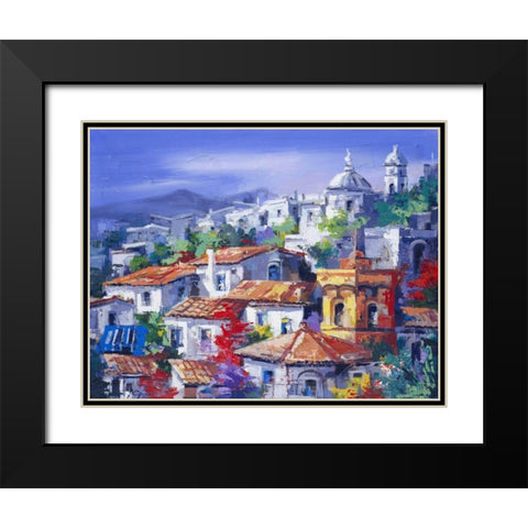 Paesaggio del Nord Black Modern Wood Framed Art Print with Double Matting by di Viccaro, Roberto