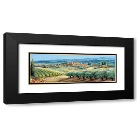 Provence I Black Modern Wood Framed Art Print with Double Matting by Withaar, Reint