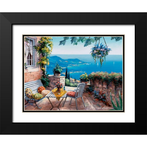 Times of tranquillity Black Modern Wood Framed Art Print with Double Matting by Withaar, Reint