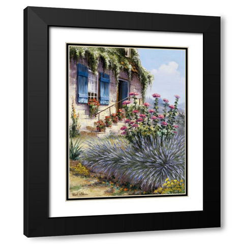 Dune Black Modern Wood Framed Art Print with Double Matting by Withaar, Reint