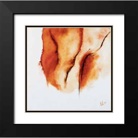 Sienna I Black Modern Wood Framed Art Print with Double Matting by Gerbecks, Tilly