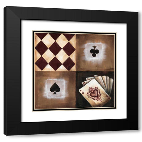 Flush Black Modern Wood Framed Art Print with Double Matting by Fields, Wendy