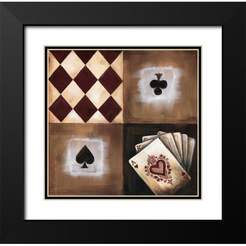 Flush Black Modern Wood Framed Art Print with Double Matting by Fields, Wendy