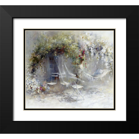 Just peace Black Modern Wood Framed Art Print with Double Matting by Haenraets, Willem