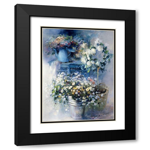 Summer gift  Black Modern Wood Framed Art Print with Double Matting by Haenraets, Willem