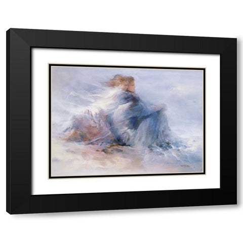 Endless Freedom Black Modern Wood Framed Art Print with Double Matting by Haenraets, Willem