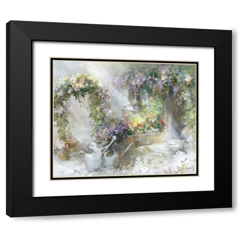 Morning dawn Black Modern Wood Framed Art Print with Double Matting by Haenraets, Willem