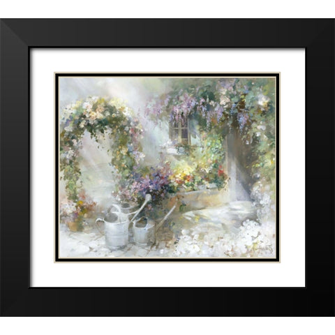 Morning dawn Black Modern Wood Framed Art Print with Double Matting by Haenraets, Willem