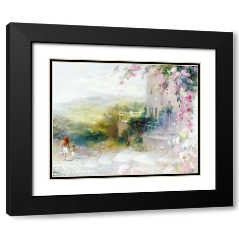 Holiday Black Modern Wood Framed Art Print with Double Matting by Haenraets, Willem