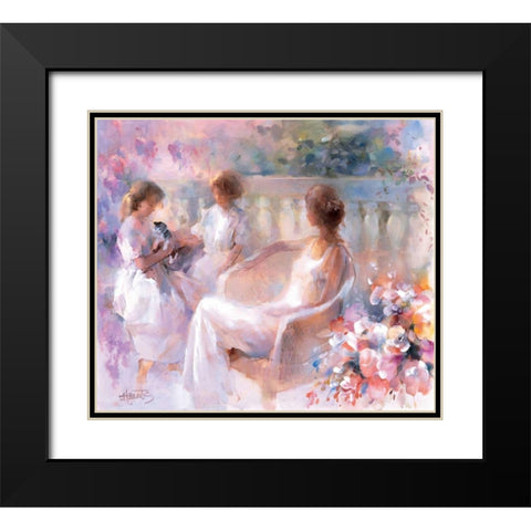 Our kitten Black Modern Wood Framed Art Print with Double Matting by Haenraets, Willem
