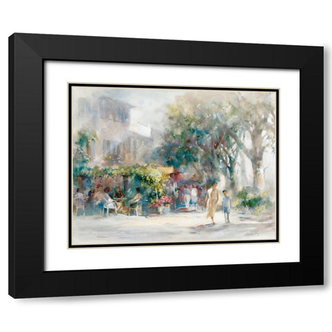 Shany Sunday Black Modern Wood Framed Art Print with Double Matting by Haenraets, Willem