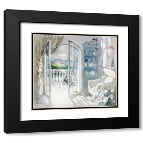 Sunny room Black Modern Wood Framed Art Print with Double Matting by Haenraets, Willem