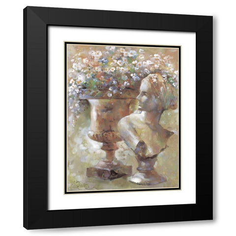 Colourful sculpture Black Modern Wood Framed Art Print with Double Matting by Haenraets, Willem