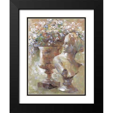 Colourful sculpture Black Modern Wood Framed Art Print with Double Matting by Haenraets, Willem