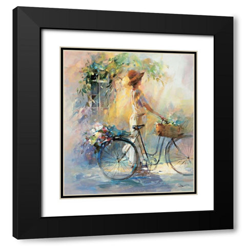 Go for a ride Black Modern Wood Framed Art Print with Double Matting by Haenraets, Willem