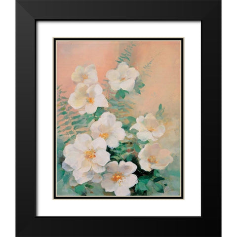 Shiny I Black Modern Wood Framed Art Print with Double Matting by Haenraets, Willem