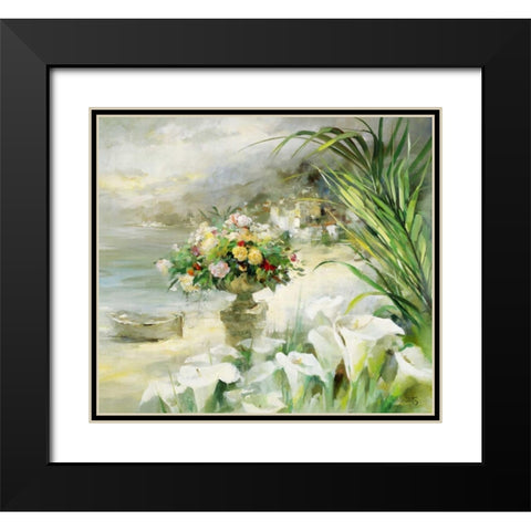 Shiny VII Black Modern Wood Framed Art Print with Double Matting by Haenraets, Willem