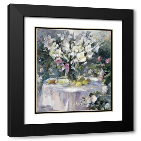 Shera Black Modern Wood Framed Art Print with Double Matting by Haenraets, Willem