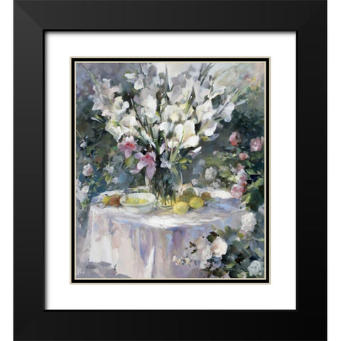 Shera Black Modern Wood Framed Art Print with Double Matting by Haenraets, Willem