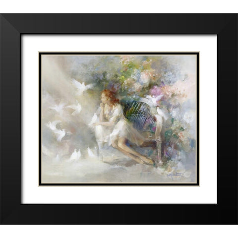 Soft touch Black Modern Wood Framed Art Print with Double Matting by Haenraets, Willem