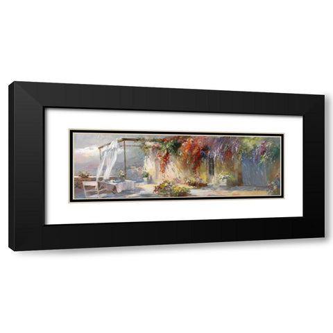 Gardino Black Modern Wood Framed Art Print with Double Matting by Haenraets, Willem