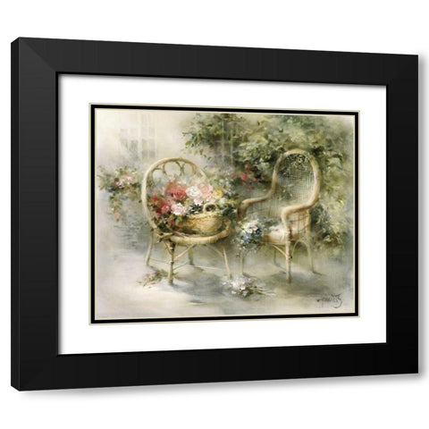 Summer Black Modern Wood Framed Art Print with Double Matting by Haenraets, Willem