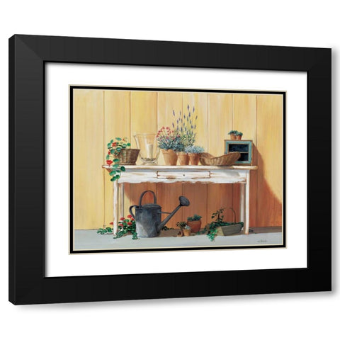 A gardens rewards Black Modern Wood Framed Art Print with Double Matting by Roelofs, Wouter