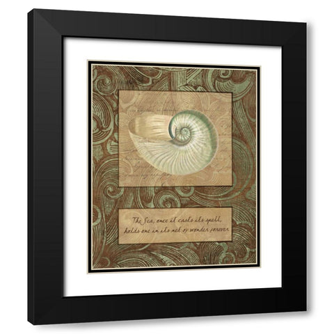 NET OF WONDER Black Modern Wood Framed Art Print with Double Matting by Artique Studio
