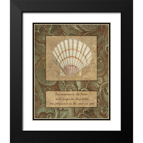 OUR MEMORIES Black Modern Wood Framed Art Print with Double Matting by Artique Studio