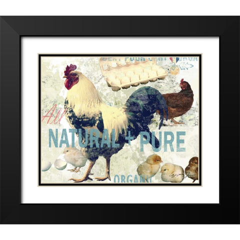 NATURAL AND PURE Black Modern Wood Framed Art Print with Double Matting by Yang, Eric