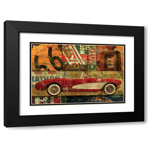 CRUISIN ON 66 I Black Modern Wood Framed Art Print with Double Matting by Yang, Eric