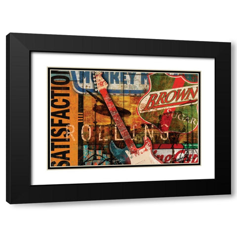 SATISFACTION II Black Modern Wood Framed Art Print with Double Matting by Yang, Eric