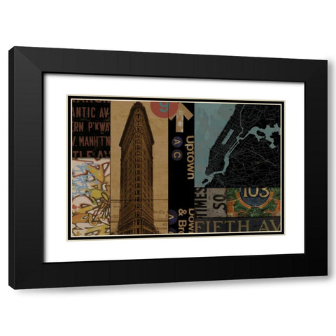 URBAN UPTOWN I Black Modern Wood Framed Art Print with Double Matting by Yang, Eric