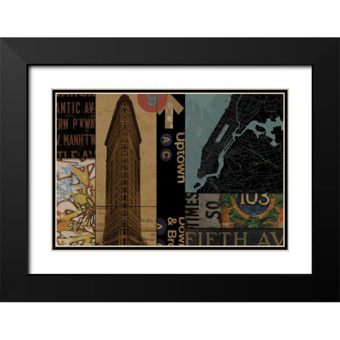URBAN UPTOWN I Black Modern Wood Framed Art Print with Double Matting by Yang, Eric