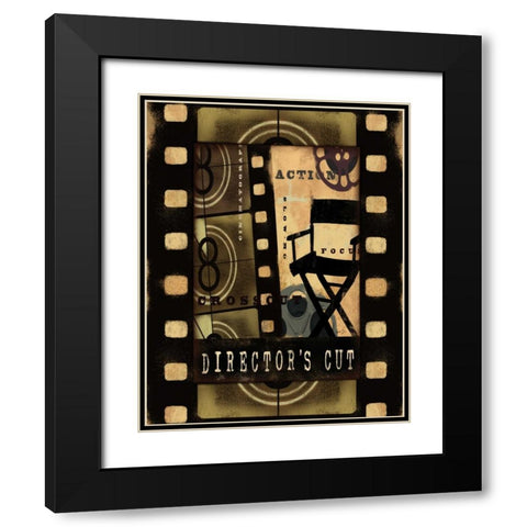DIRECTORS CUT Black Modern Wood Framed Art Print with Double Matting by Yang, Eric