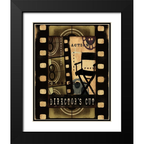 DIRECTORS CUT Black Modern Wood Framed Art Print with Double Matting by Yang, Eric