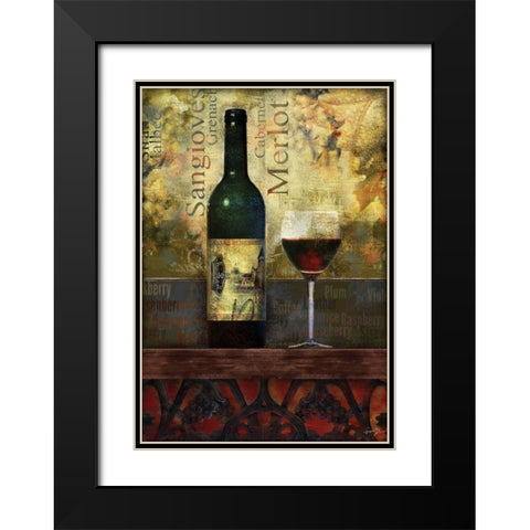 TASTING ROOM I Black Modern Wood Framed Art Print with Double Matting by Yang, Eric